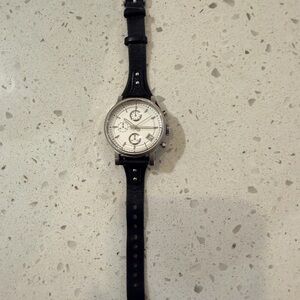 Women’s Leather Fossil Watch